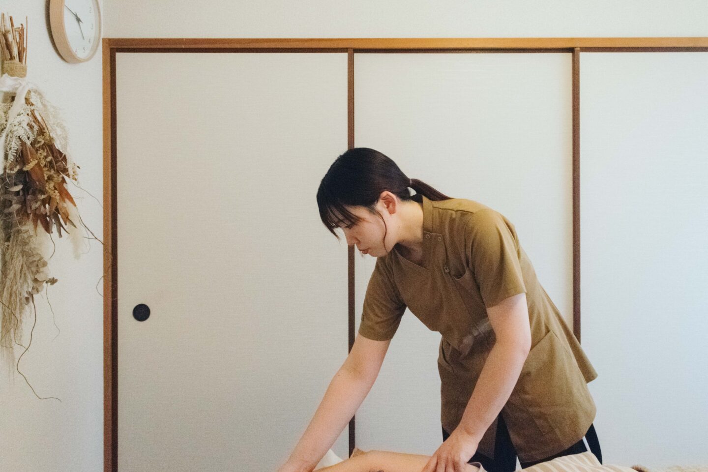 施術の様子